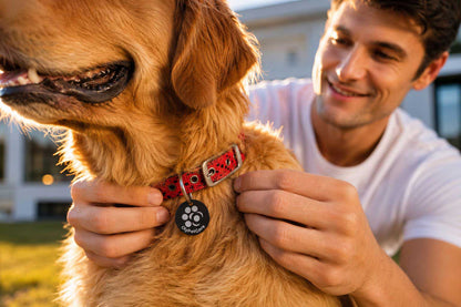Medaglietta con Smart QR + Guida completa sulla sicurezza pet trova cane gatto notifica istantanea